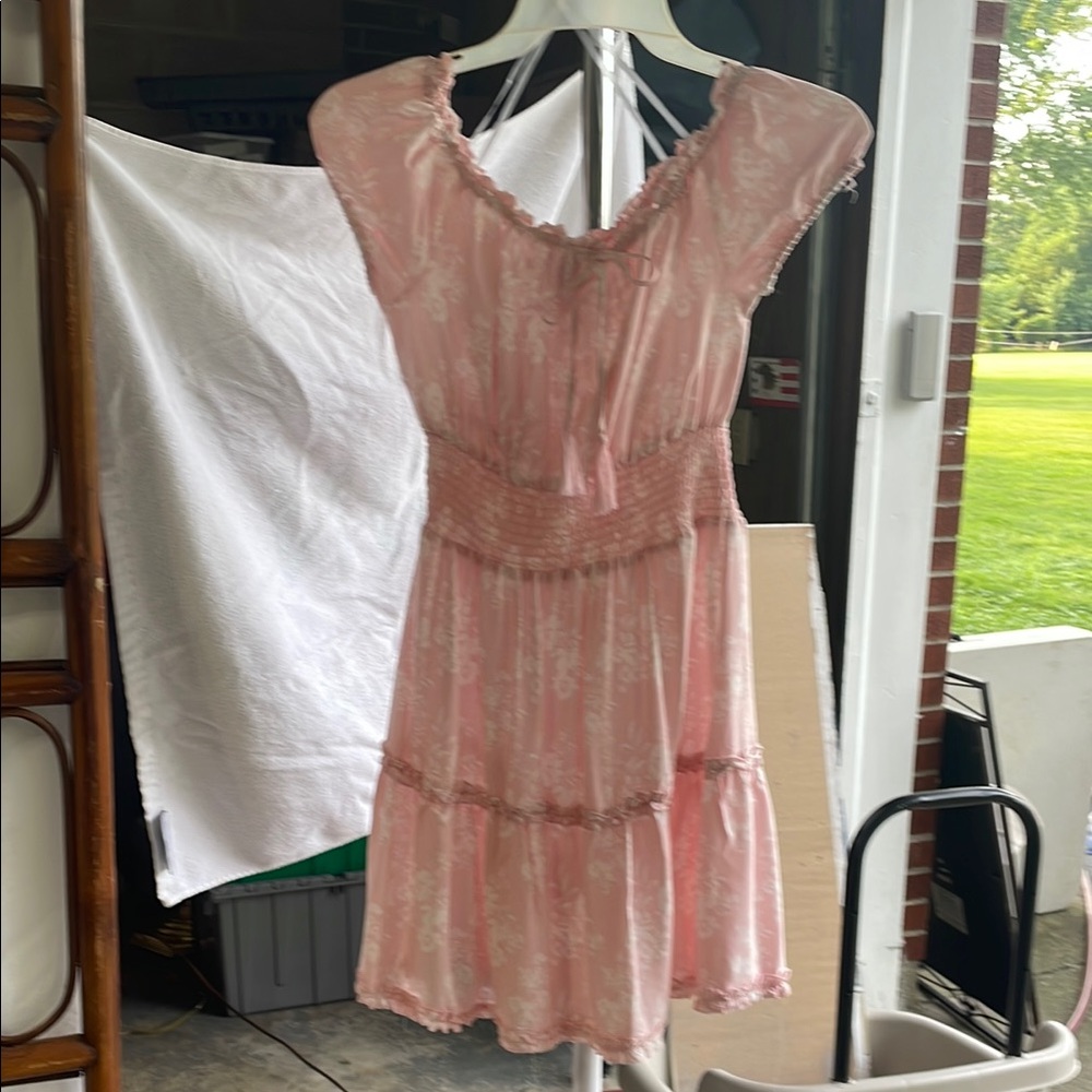 Justify Blush Pink Floral Mini Dress